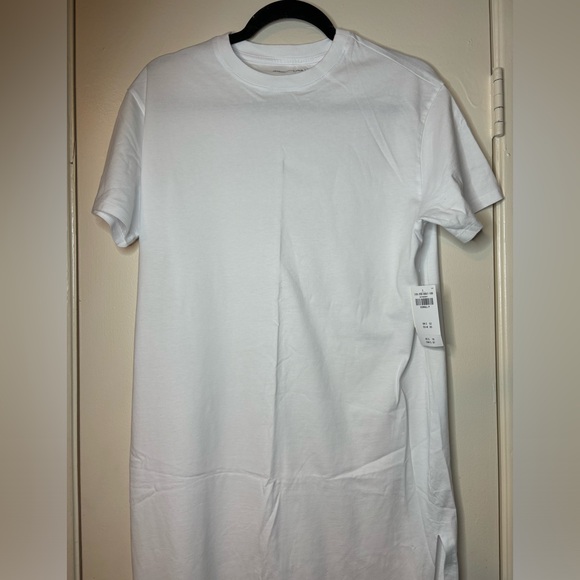 Tshirt maxi dress size Xsmall p color white - Picture 2 of 6